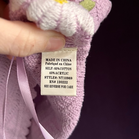 Knit Floral Crop - Picture 3 of 5